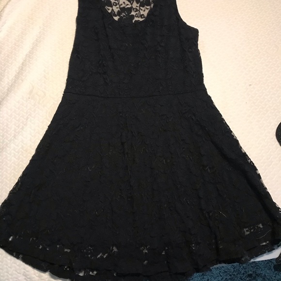 Black Lace Dress - Picture 2 of 3